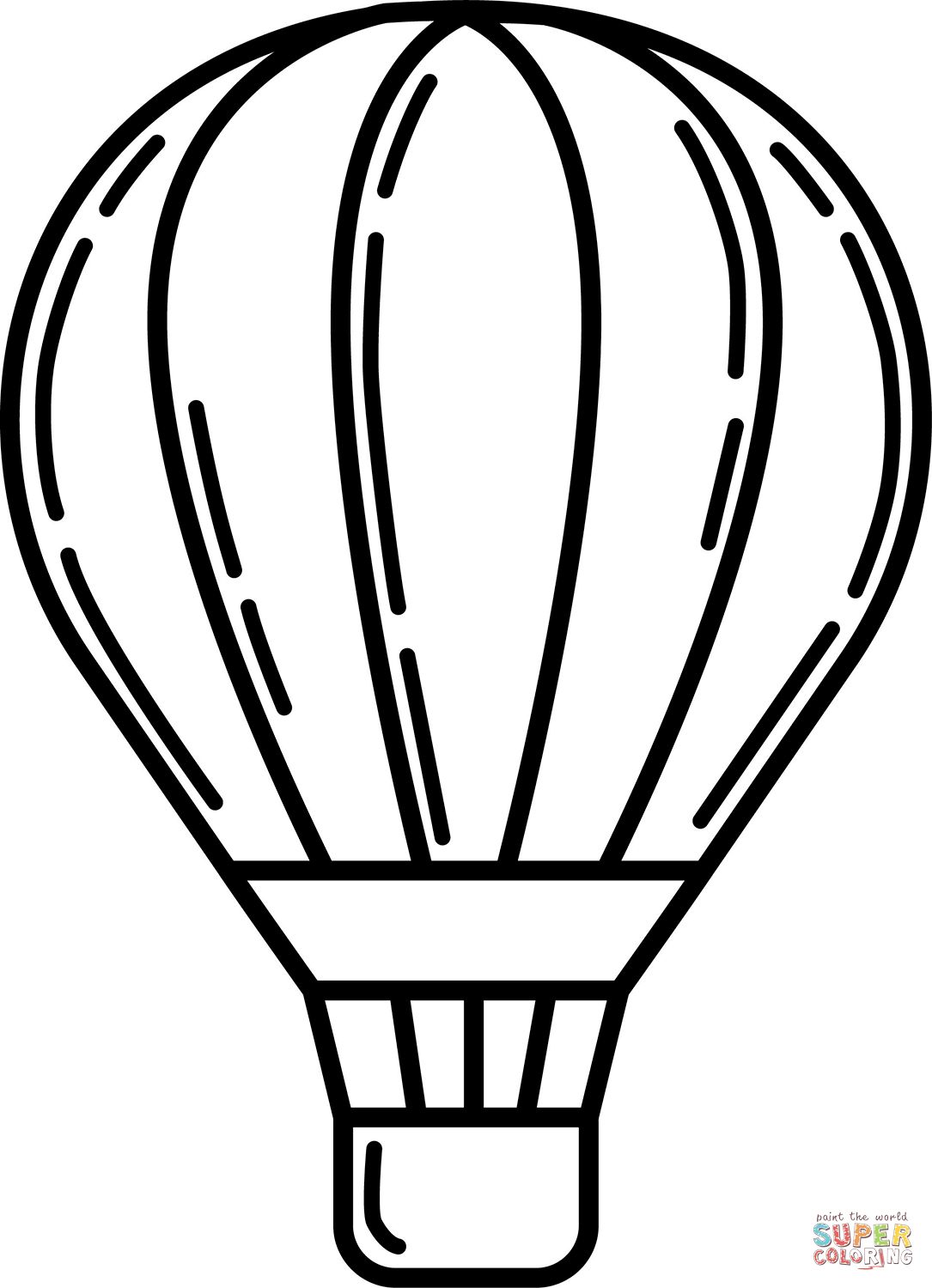 Çocuklar İçin Balon Boyama Sayfaları 