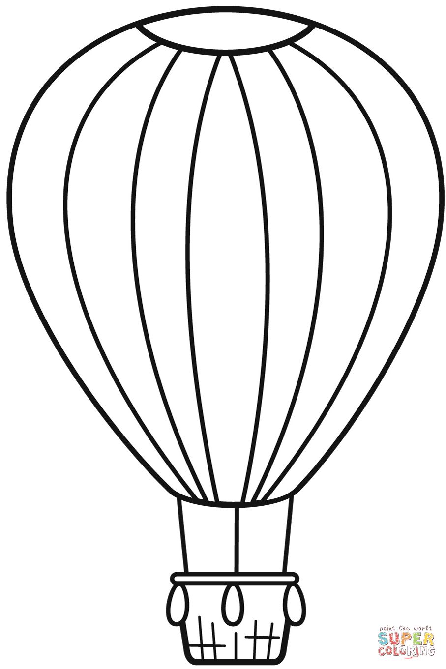 Çocuklar İçin Balon Boyama Sayfaları 