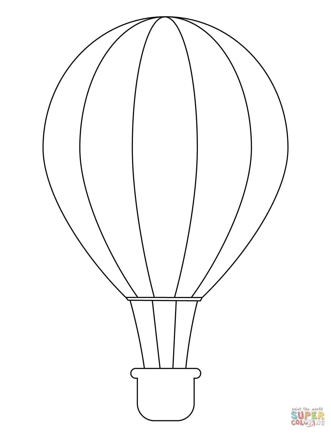 Çocuklar İçin Balon Boyama Sayfaları 