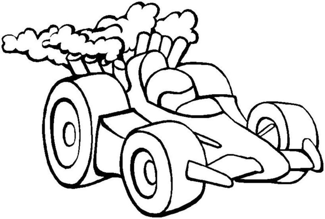 Çocuklar İçin F1 Boyama Sayfaları 
