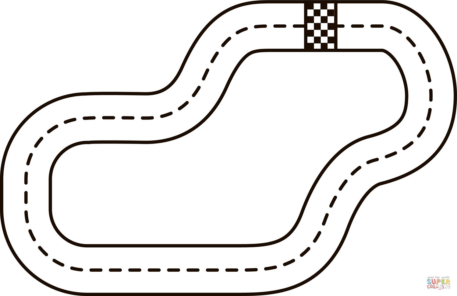 Çocuklar İçin F1 Boyama Sayfaları 