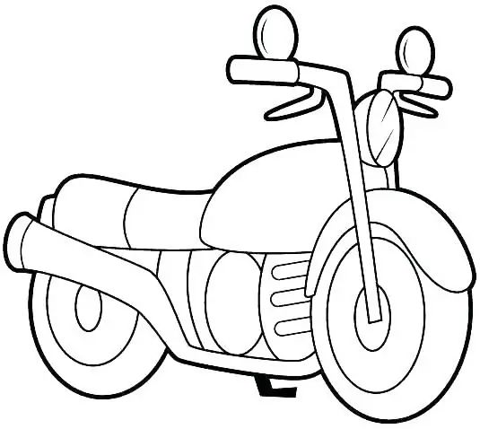 Çocuklar İçin Motor Boyama Sayfaları 