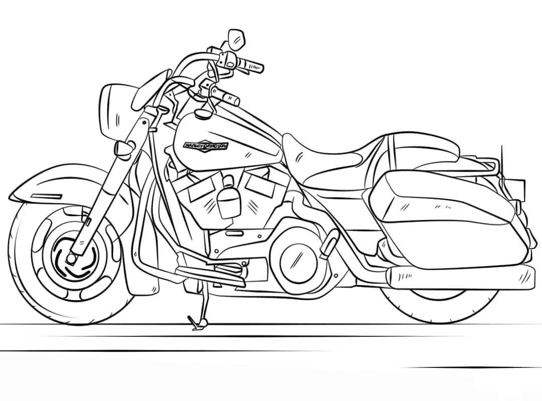 Çocuklar İçin Motor Boyama Sayfaları 