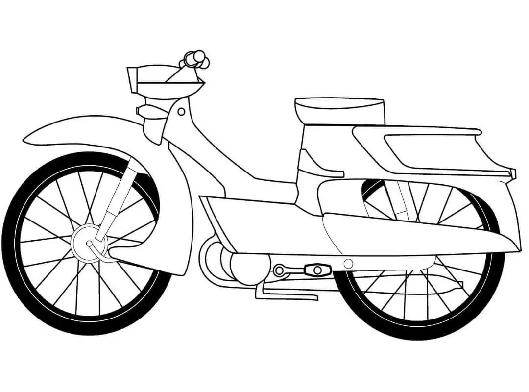 Çocuklar İçin Motor Boyama Sayfaları 
