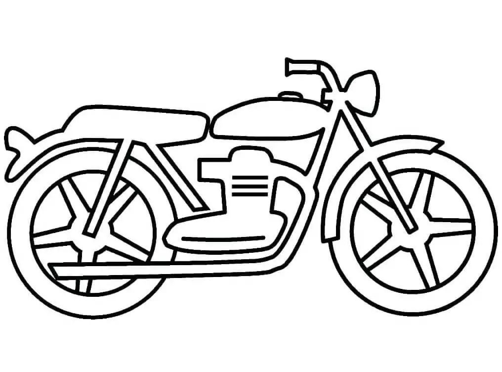Çocuklar İçin Motor Boyama Sayfaları 