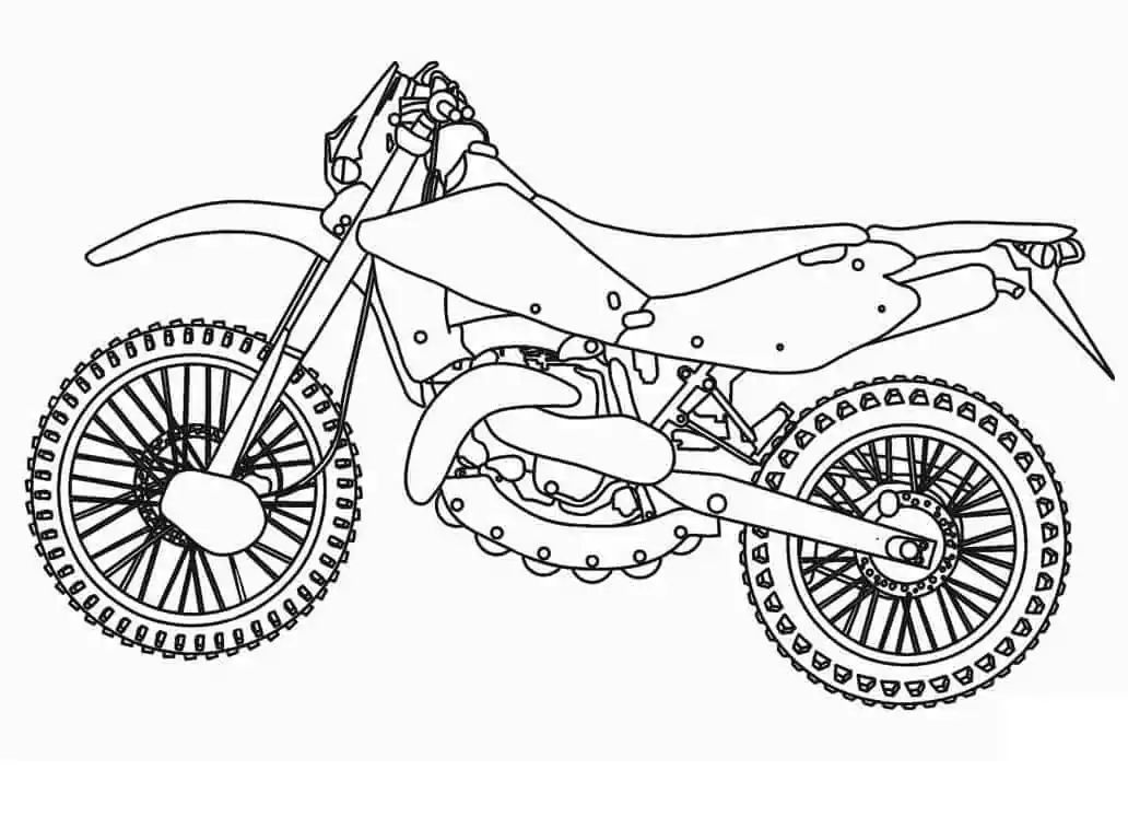 Çocuklar İçin Motor Boyama Sayfaları 