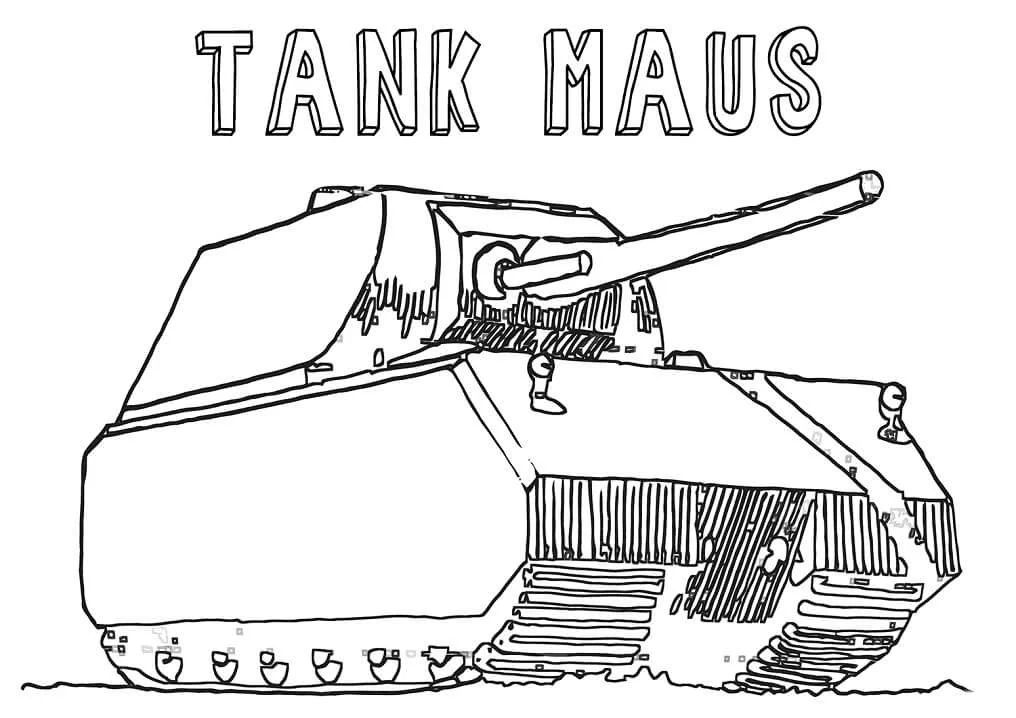 Çocuklar İçin Tank Boyama Sayfaları 