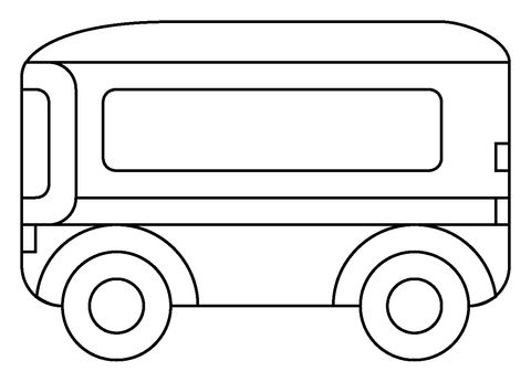 Çocuklar İçin Tren Boyama Sayfaları 