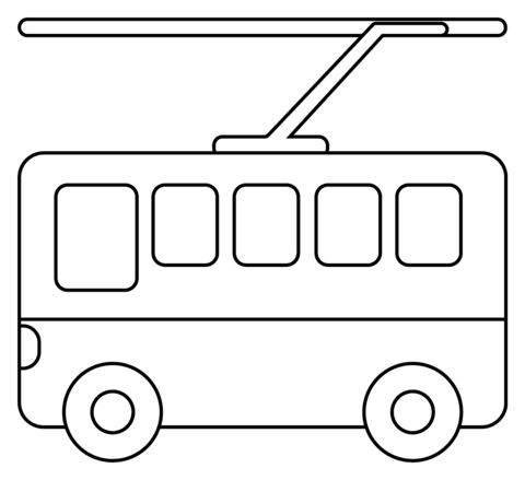 Çocuklar İçin Tren Boyama Sayfaları 