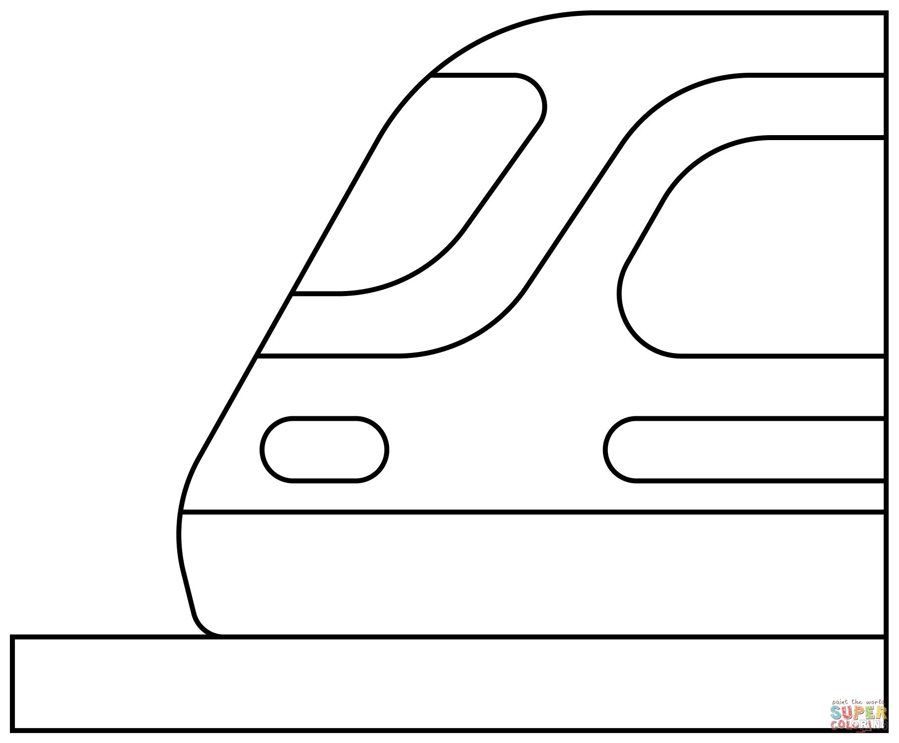 Çocuklar İçin Tren Boyama Sayfaları 