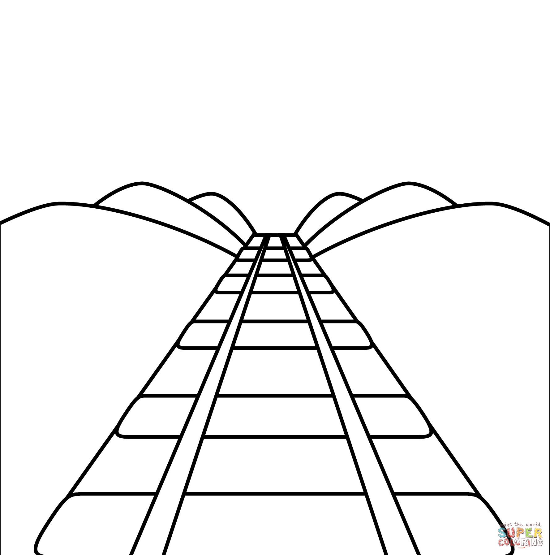 Çocuklar İçin Tren Boyama Sayfaları 