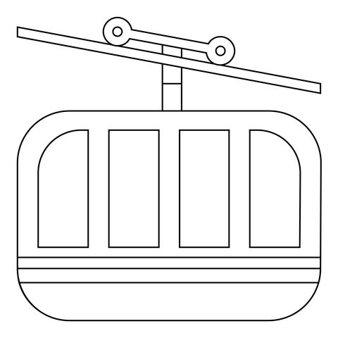 Çocuklar İçin Tren Boyama Sayfaları 