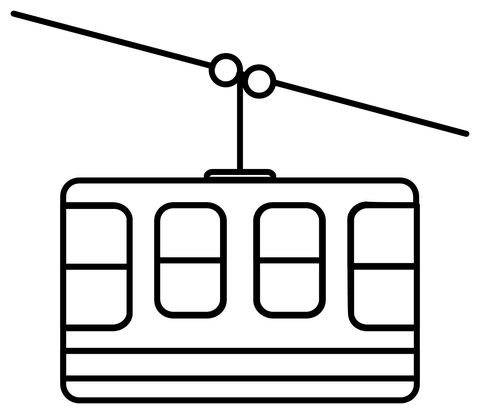 Çocuklar İçin Tren Boyama Sayfaları 