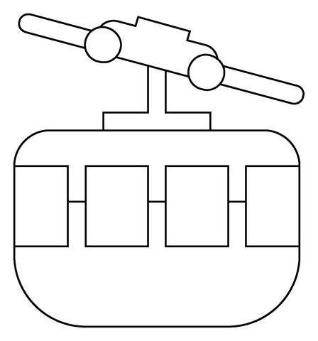 Çocuklar İçin Tren Boyama Sayfaları 
