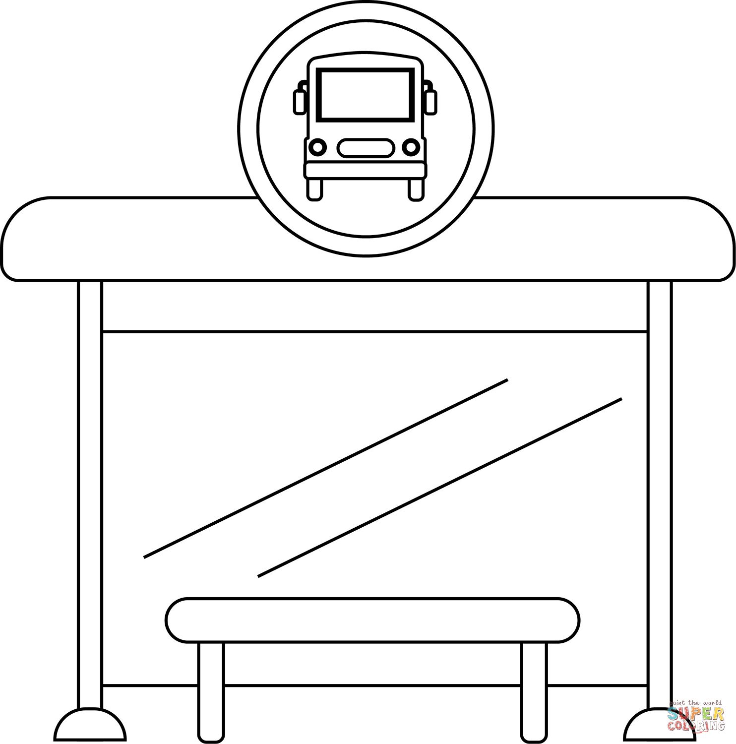 Çocuklar İçin Tren Boyama Sayfaları 