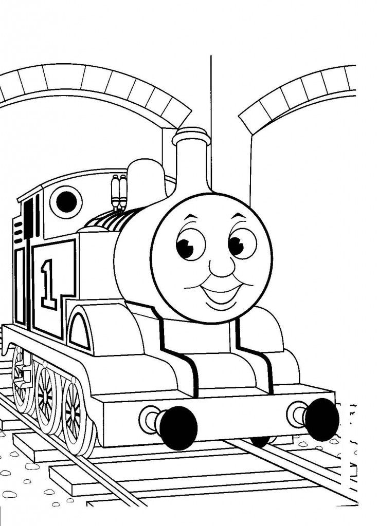 Çocuklar İçin Tren Boyama Sayfaları 