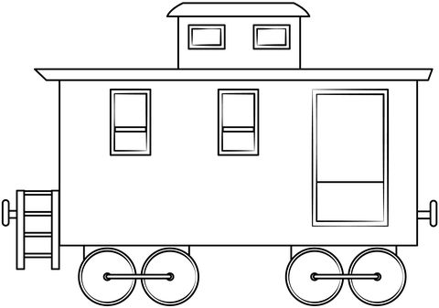 Çocuklar İçin Tren Boyama Sayfaları 