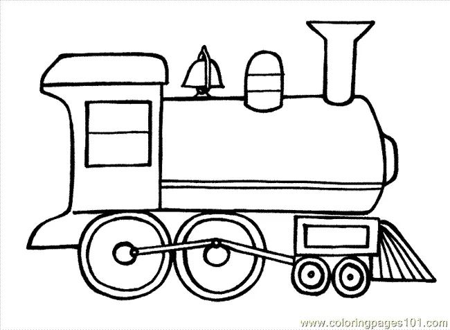 Çocuklar İçin Tren Boyama Sayfaları 