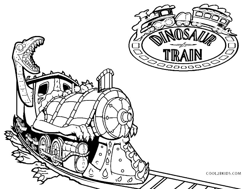Çocuklar İçin Tren Boyama Sayfaları 