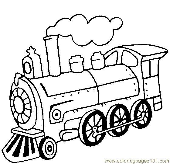 Çocuklar İçin Tren Boyama Sayfaları 