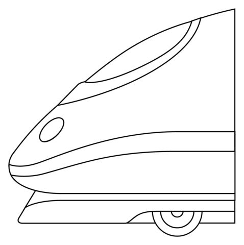 Çocuklar İçin Tren Boyama Sayfaları 