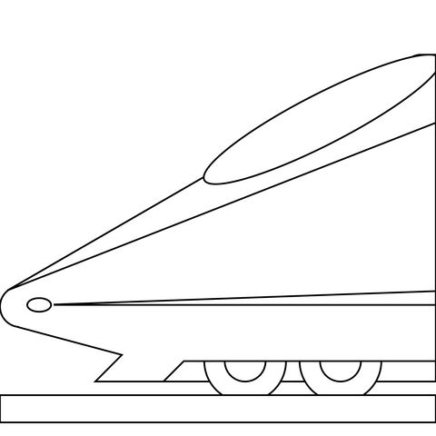 Çocuklar İçin Tren Boyama Sayfaları 