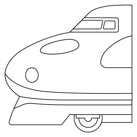 Çocuklar İçin Tren Boyama Sayfaları 