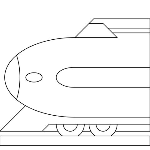 Çocuklar İçin Tren Boyama Sayfaları 