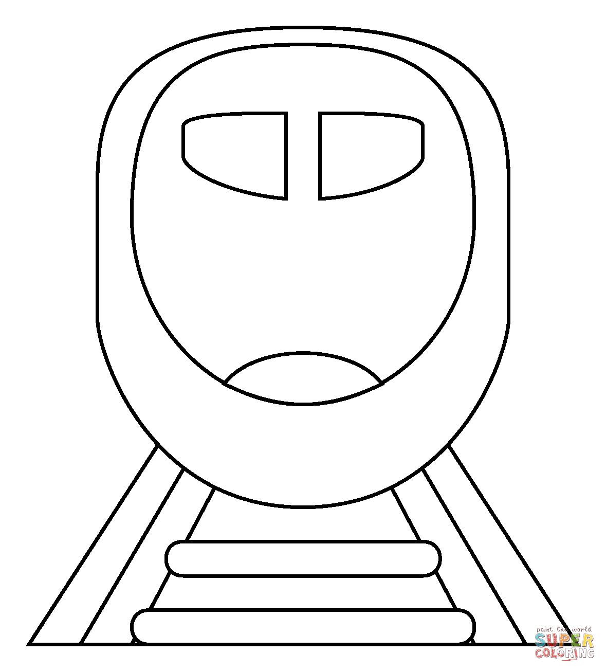 Çocuklar İçin Tren Boyama Sayfaları 