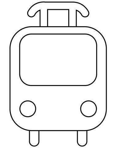 Çocuklar İçin Tren Boyama Sayfaları 