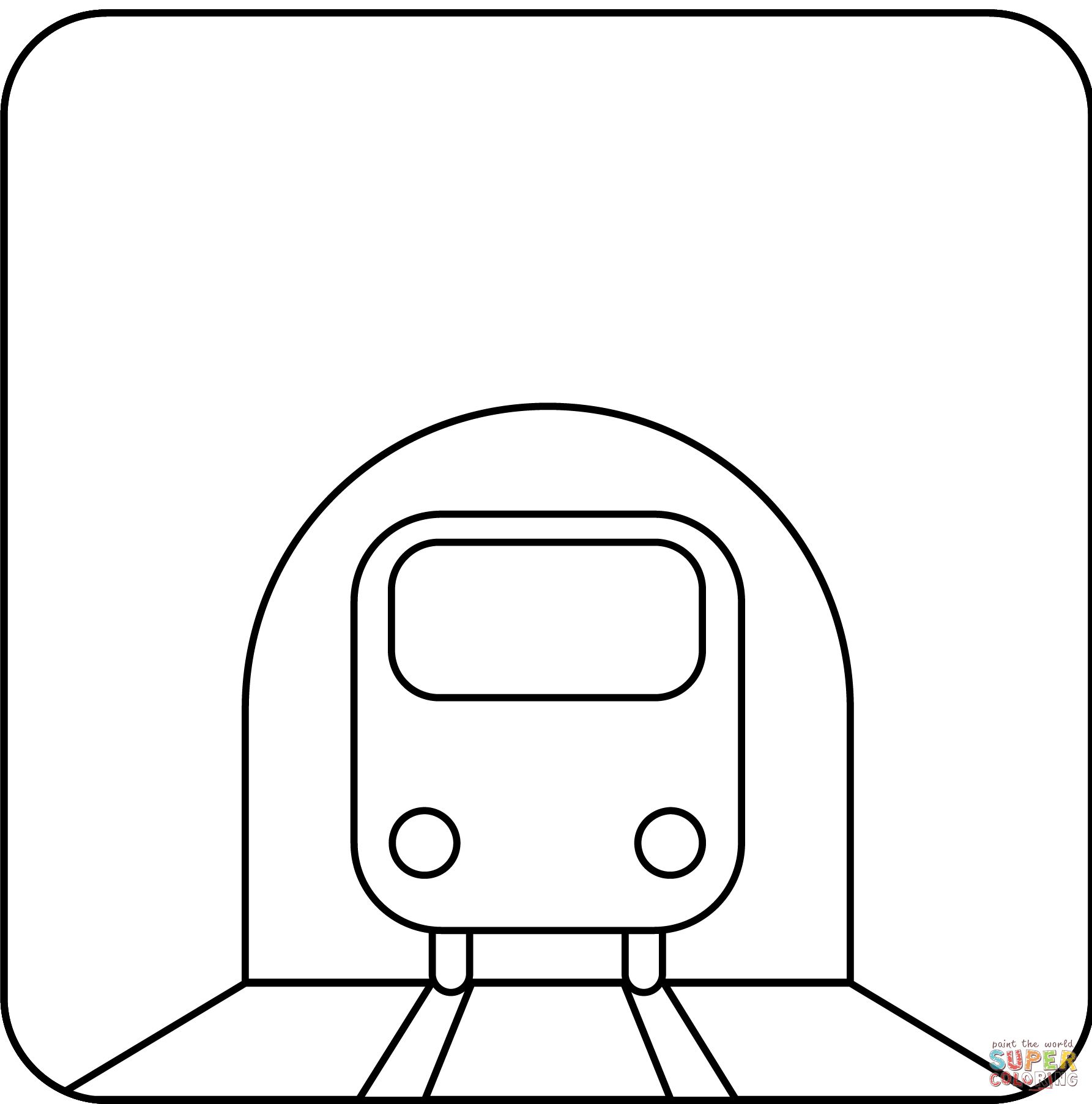 Çocuklar İçin Tren Boyama Sayfaları 