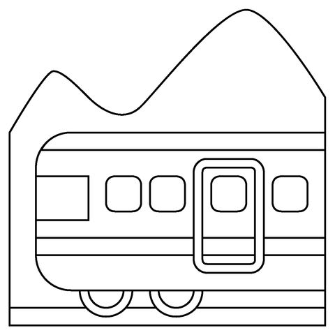 Çocuklar İçin Tren Boyama Sayfaları 