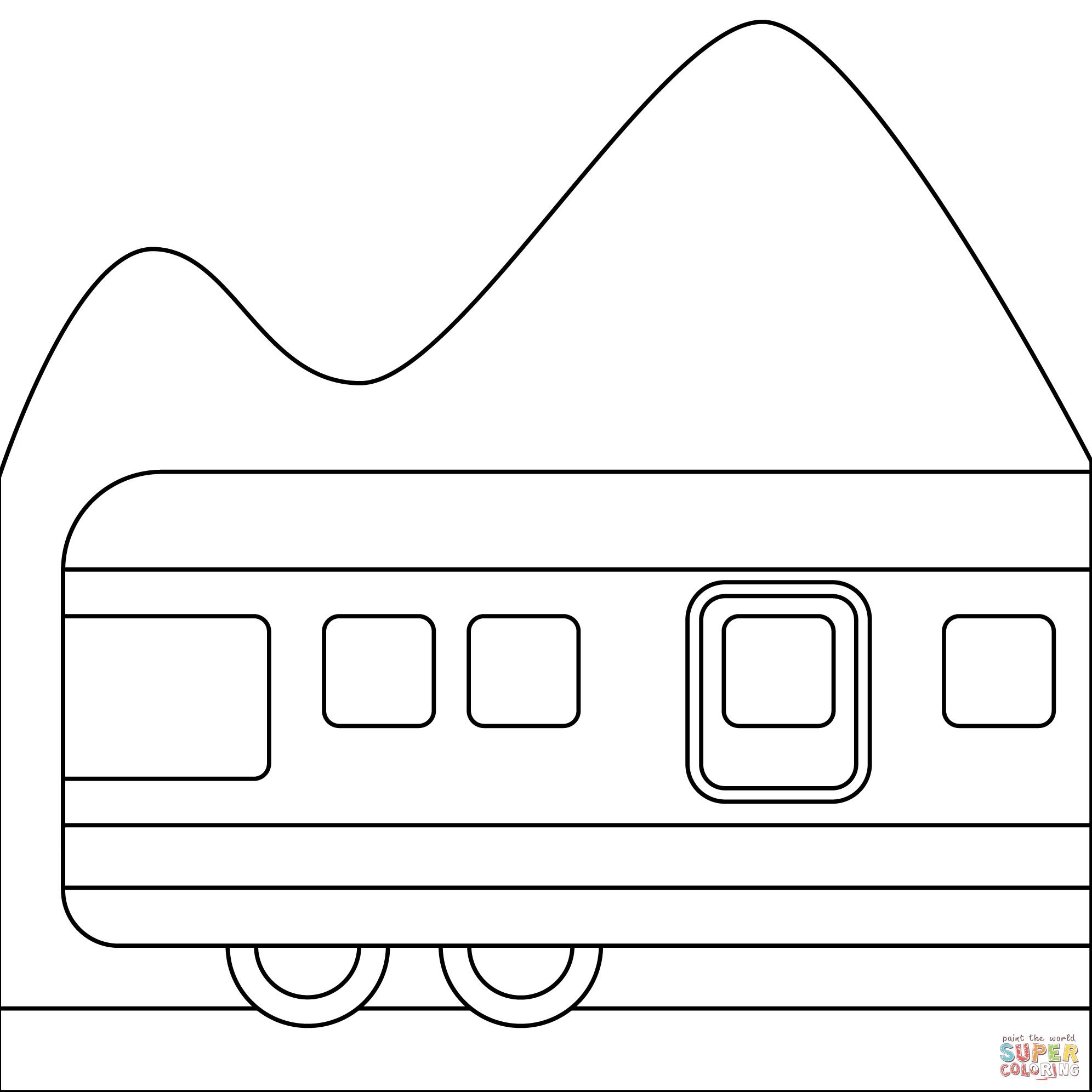 Çocuklar İçin Tren Boyama Sayfaları 