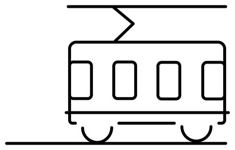 Çocuklar İçin Tren Boyama Sayfaları 