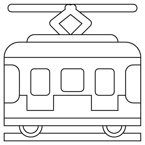 Çocuklar İçin Tren Boyama Sayfaları 