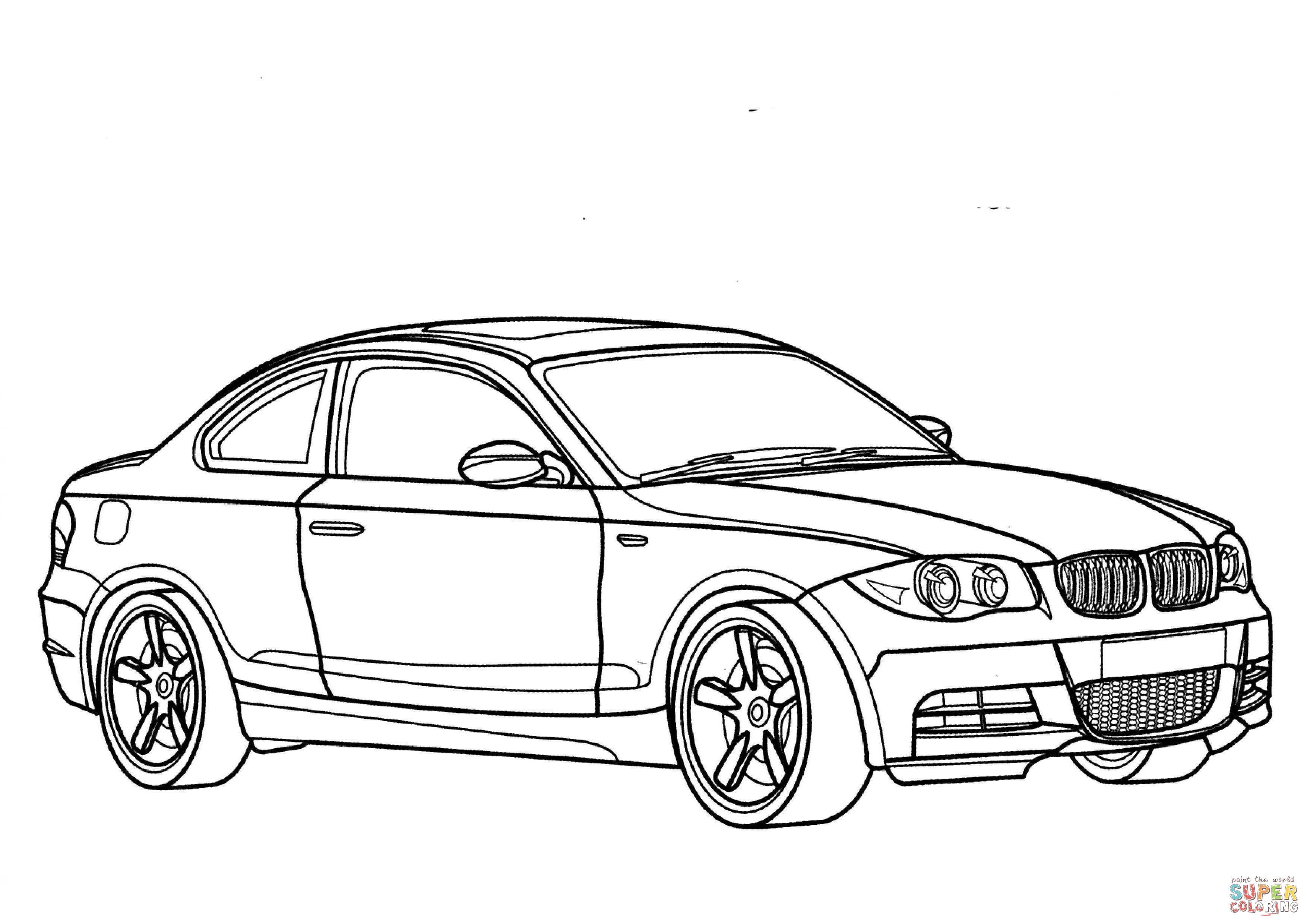 Çocuklar İçin Bmw Boyama Sayfaları 