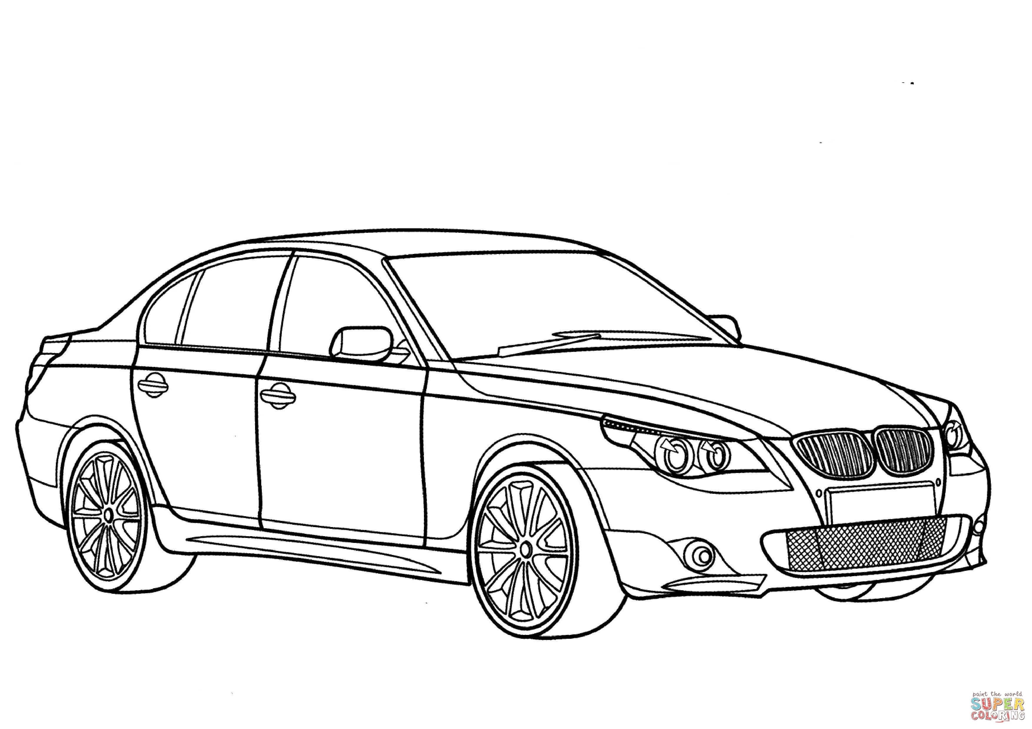 Çocuklar İçin Bmw Boyama Sayfaları 