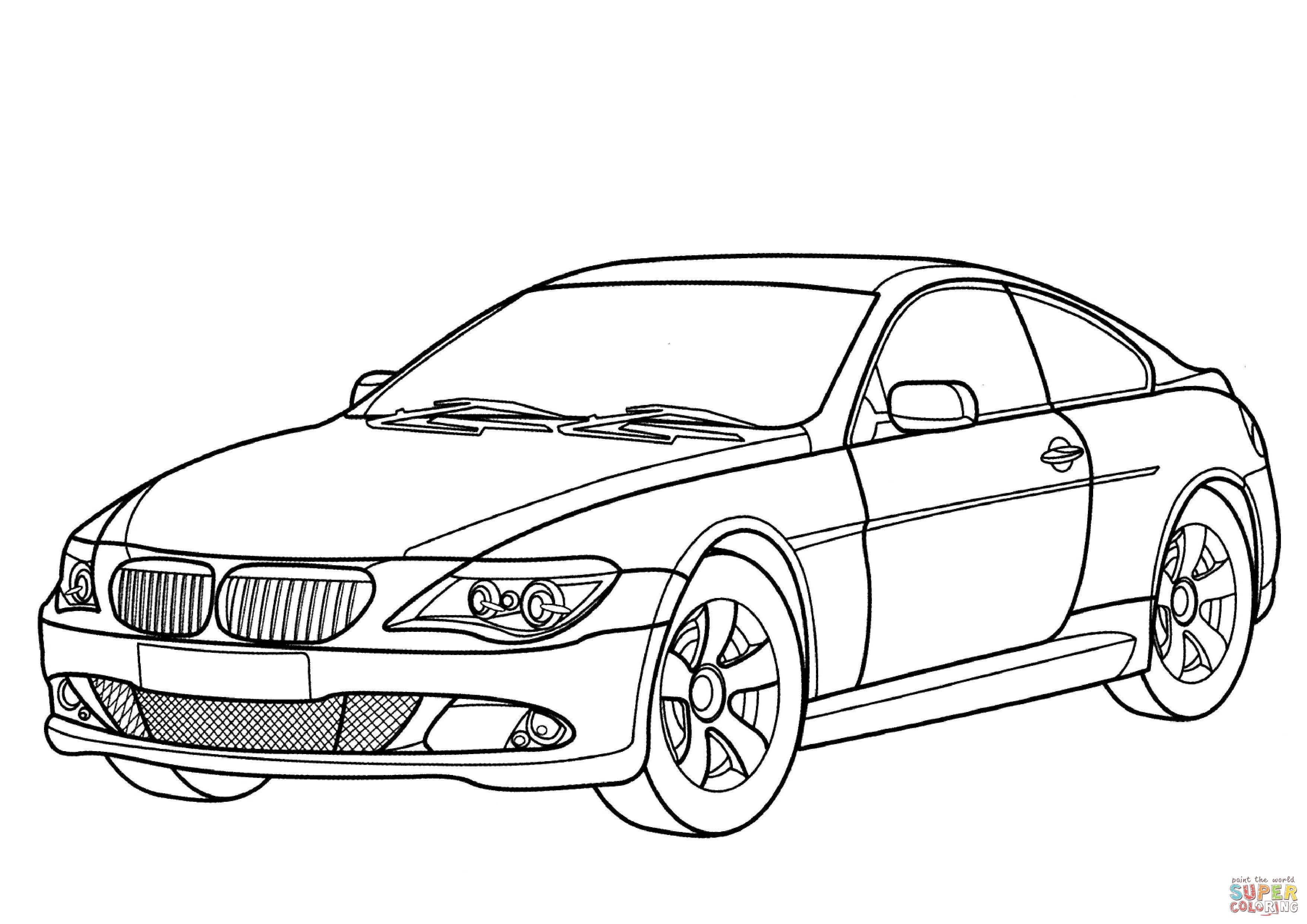 Çocuklar İçin Bmw Boyama Sayfaları 