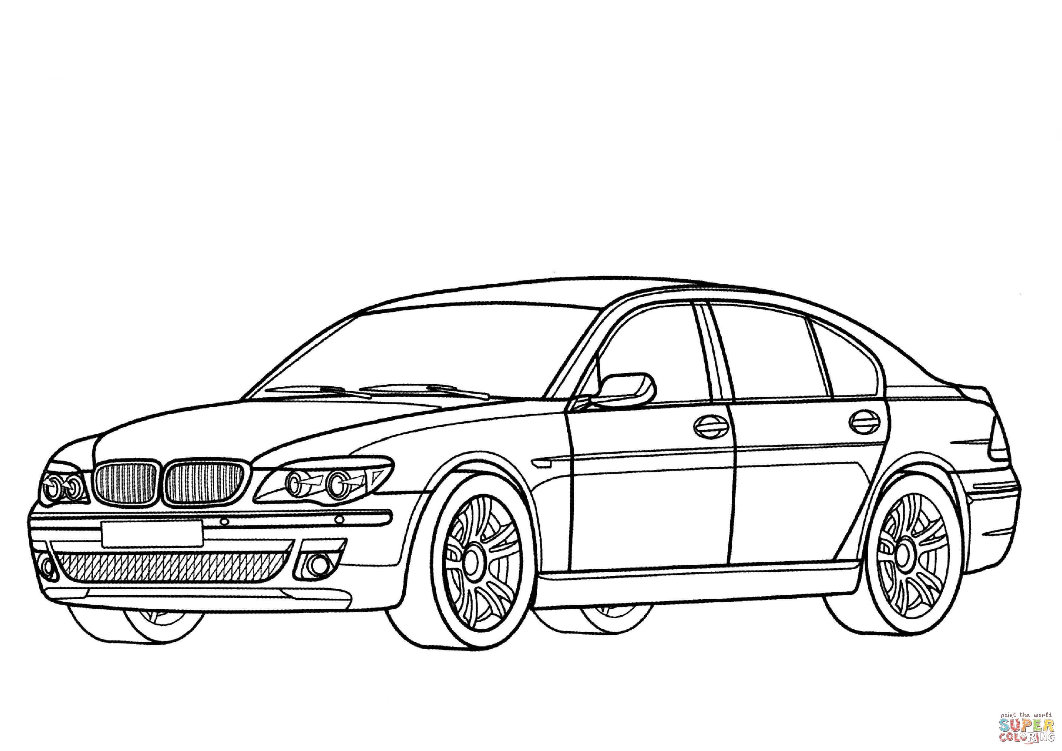 Çocuklar İçin Bmw Boyama Sayfaları 