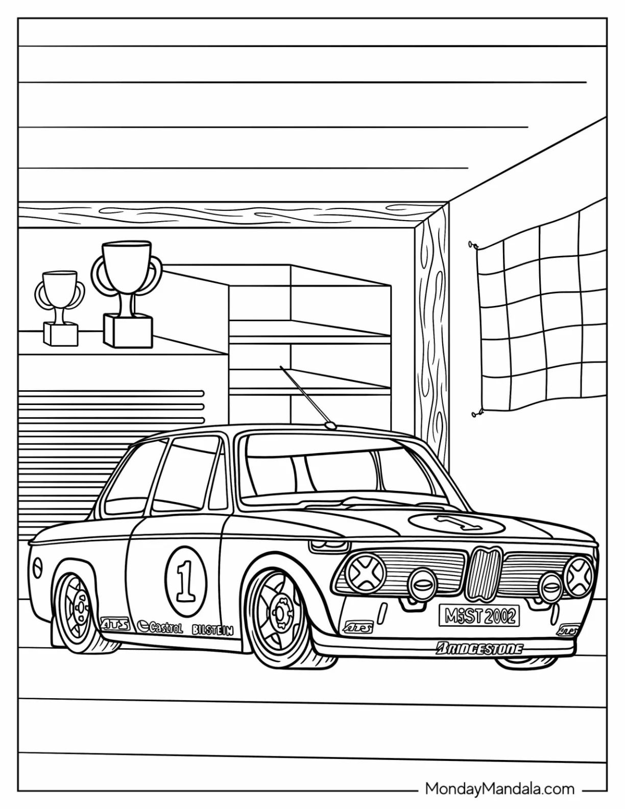 Çocuklar İçin Bmw Boyama Sayfaları 