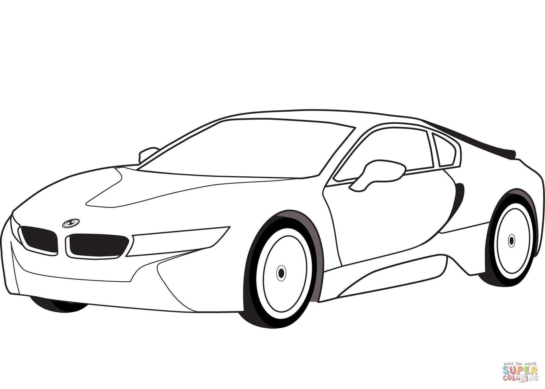 Çocuklar İçin Bmw Boyama Sayfaları 