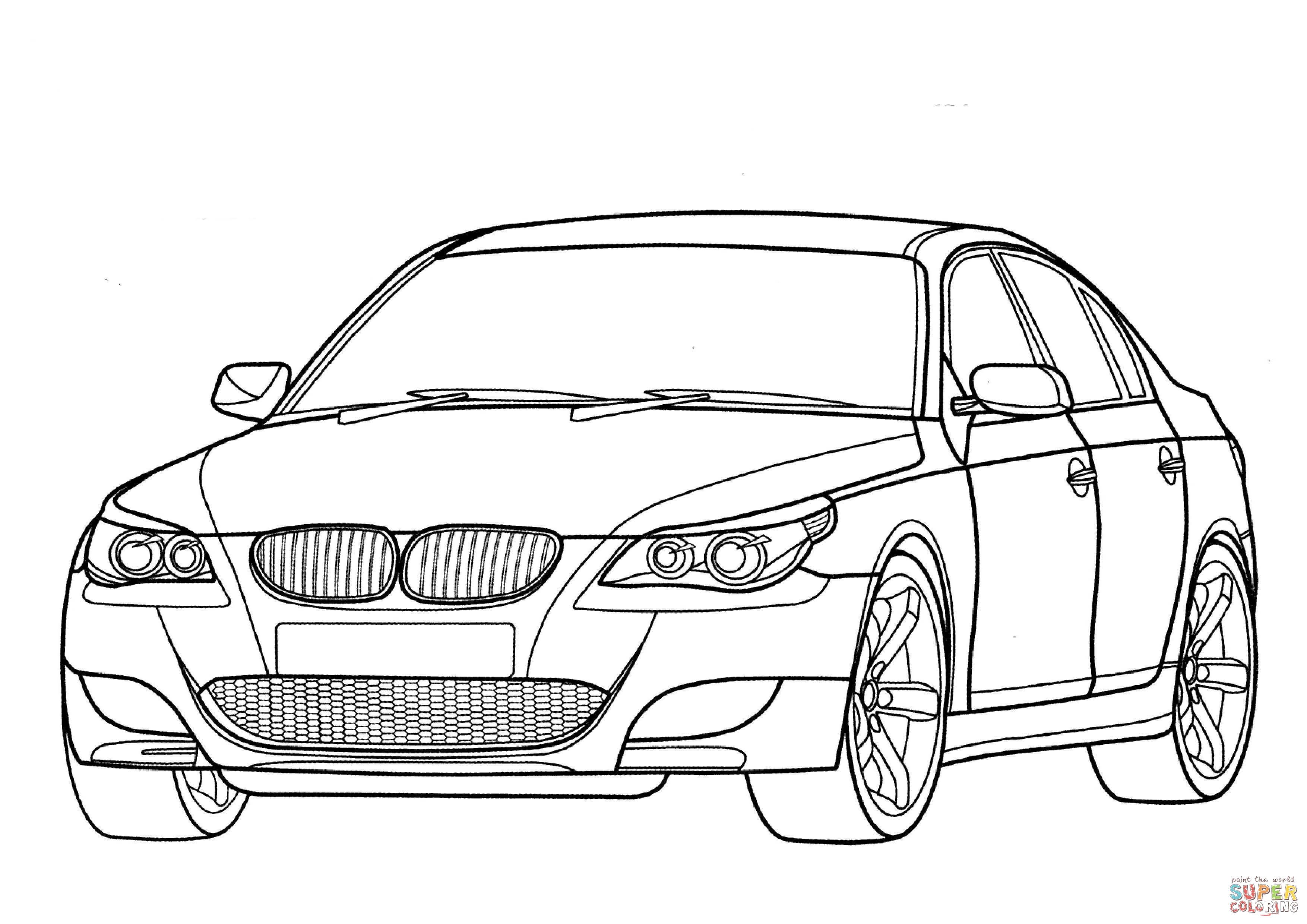 Çocuklar İçin Bmw Boyama Sayfaları 