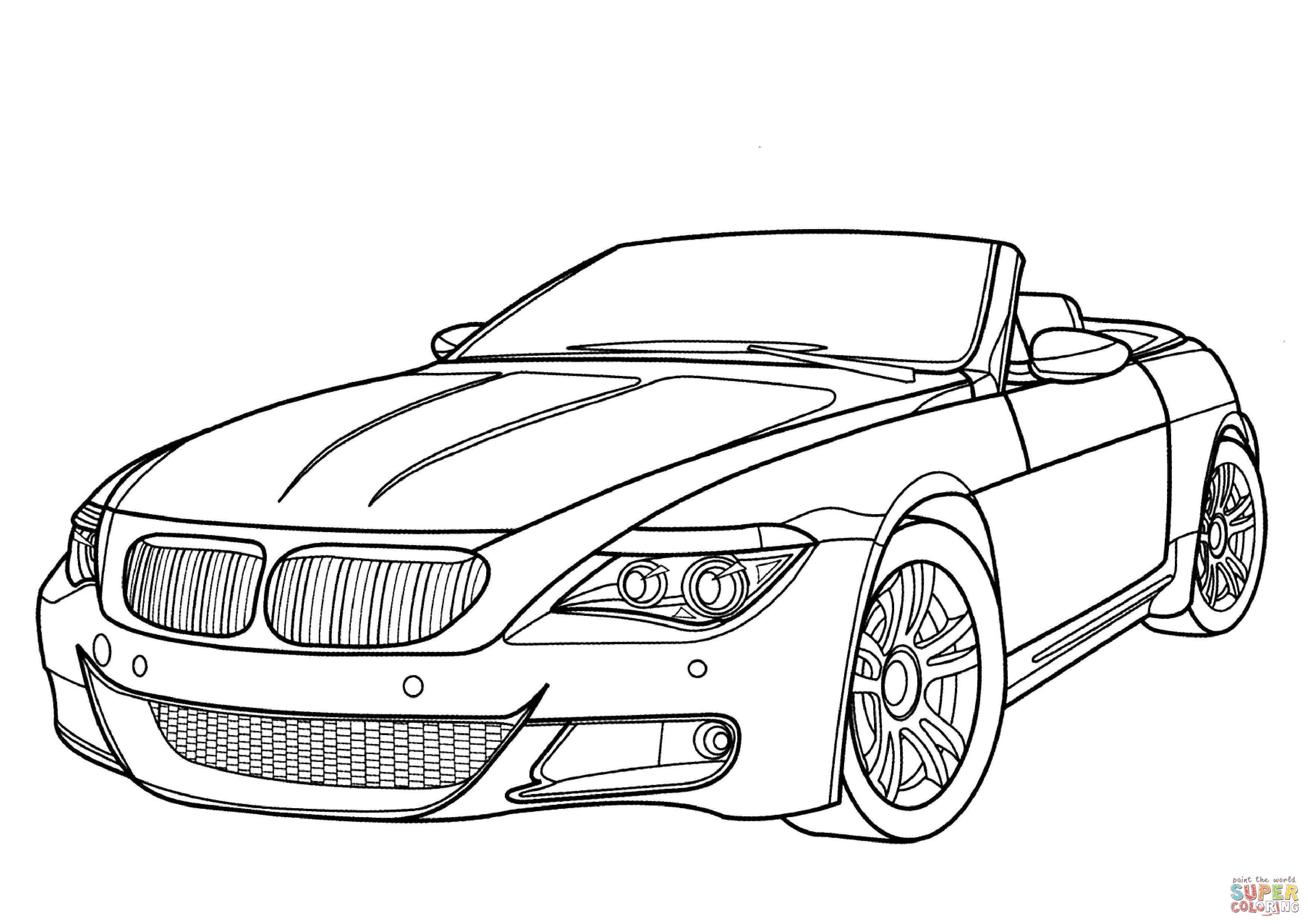 Çocuklar İçin Bmw Boyama Sayfaları 