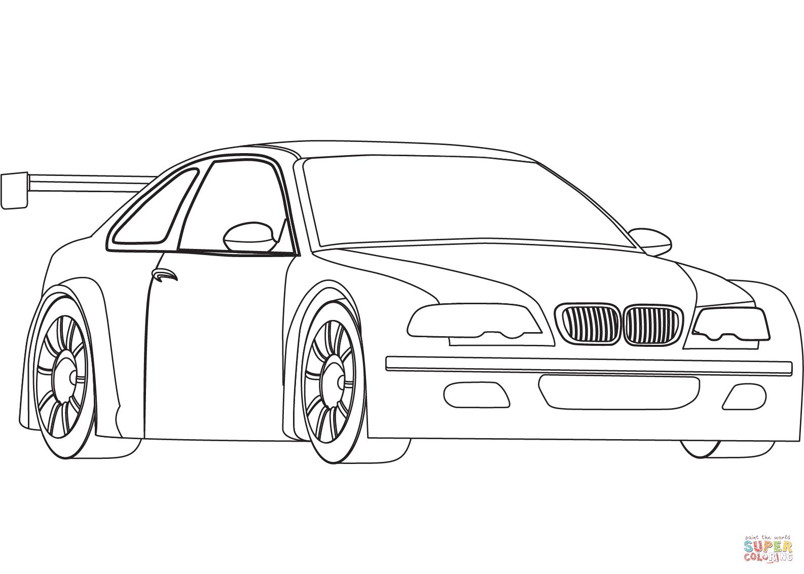Çocuklar İçin Bmw Boyama Sayfaları 