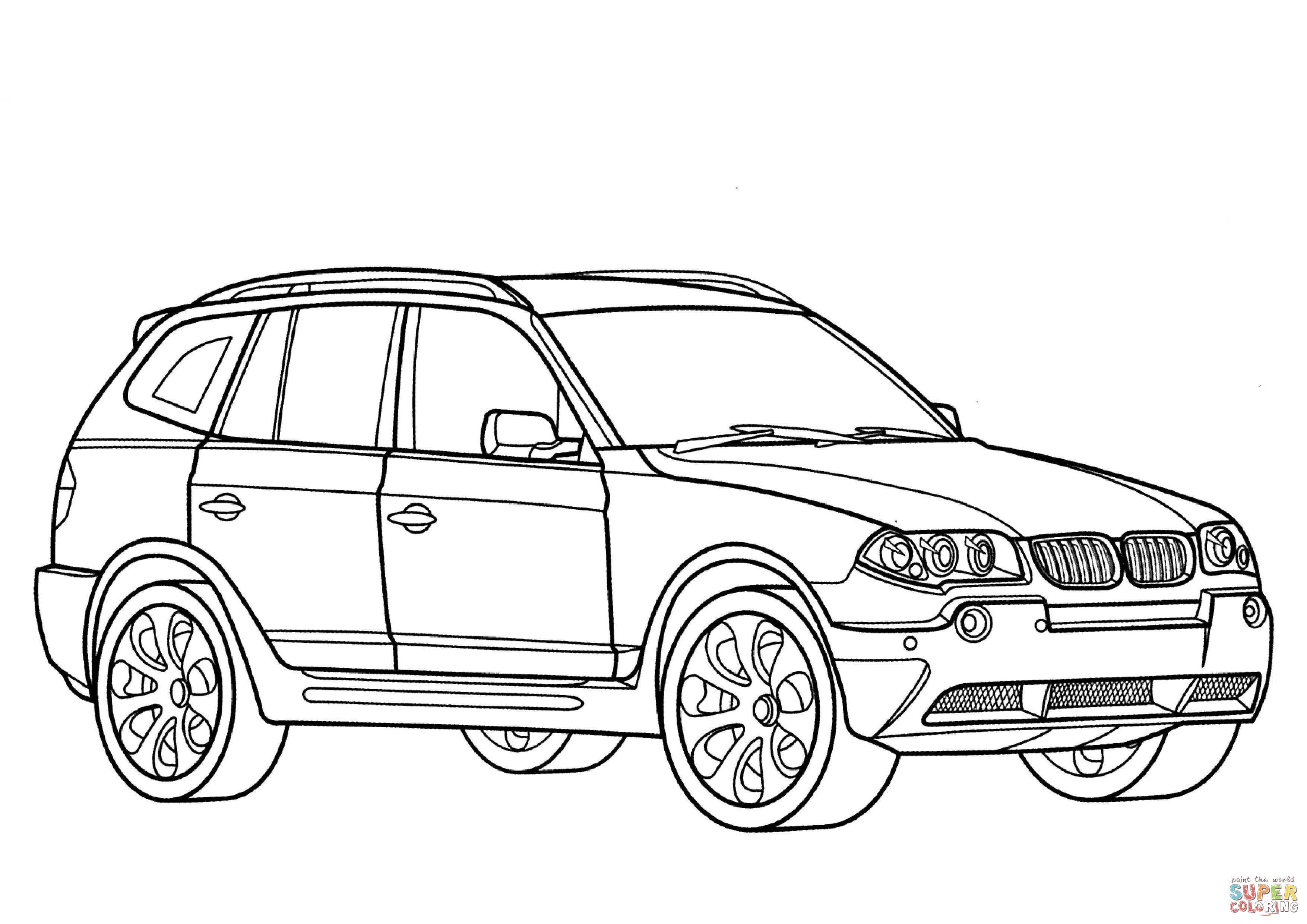 Çocuklar İçin Bmw Boyama Sayfaları 