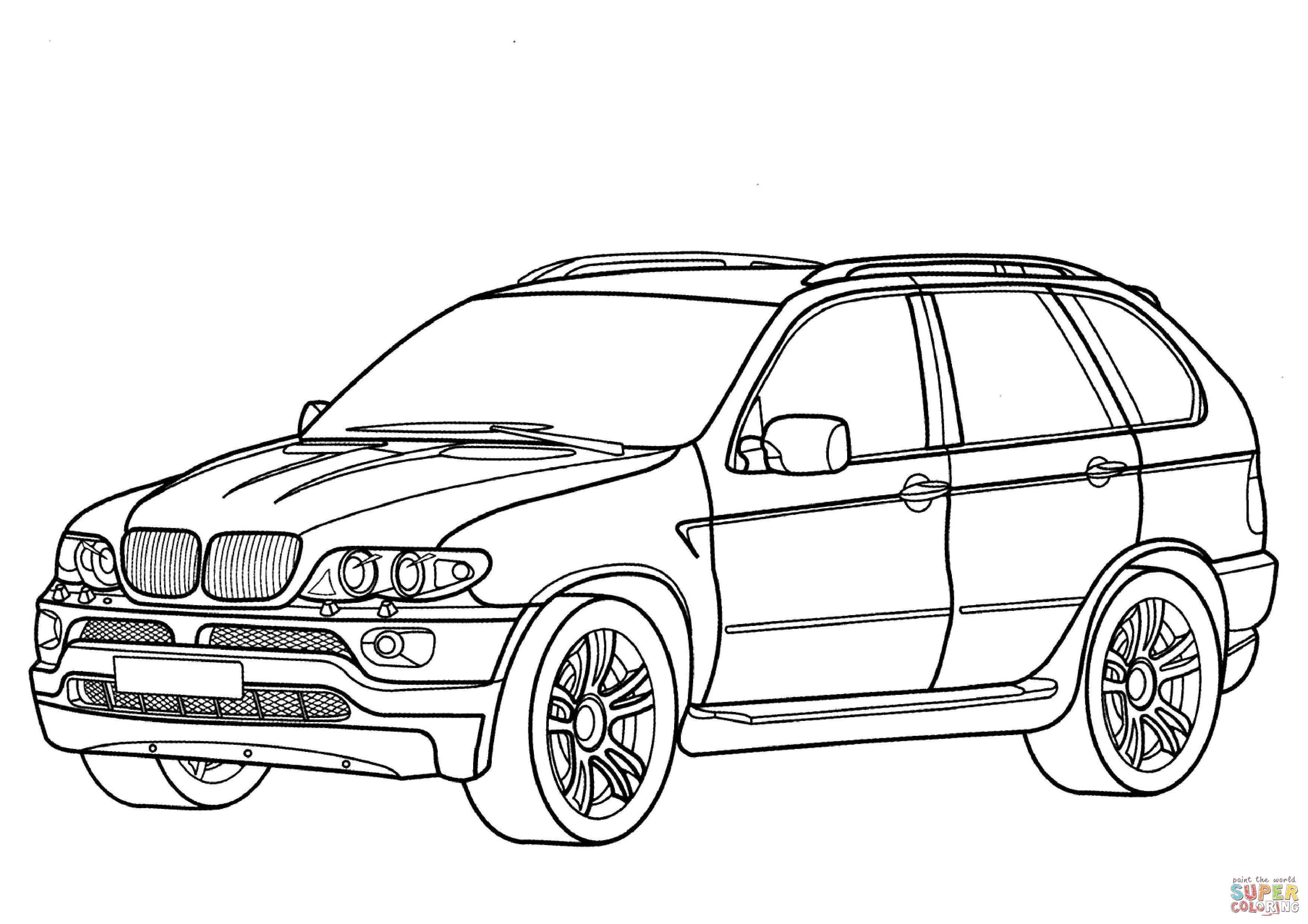 Çocuklar İçin Bmw Boyama Sayfaları 