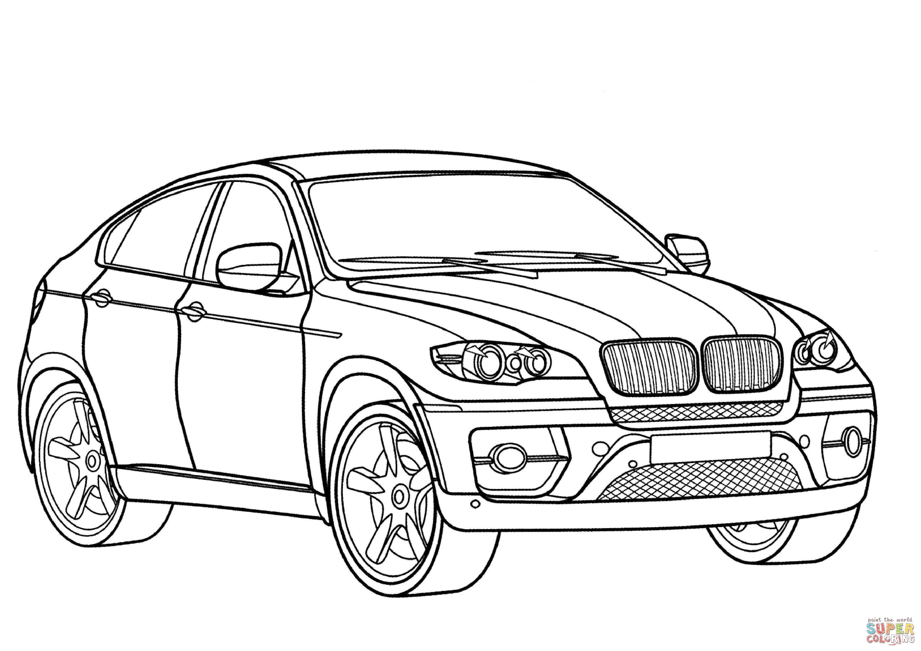 Çocuklar İçin Bmw Boyama Sayfaları 