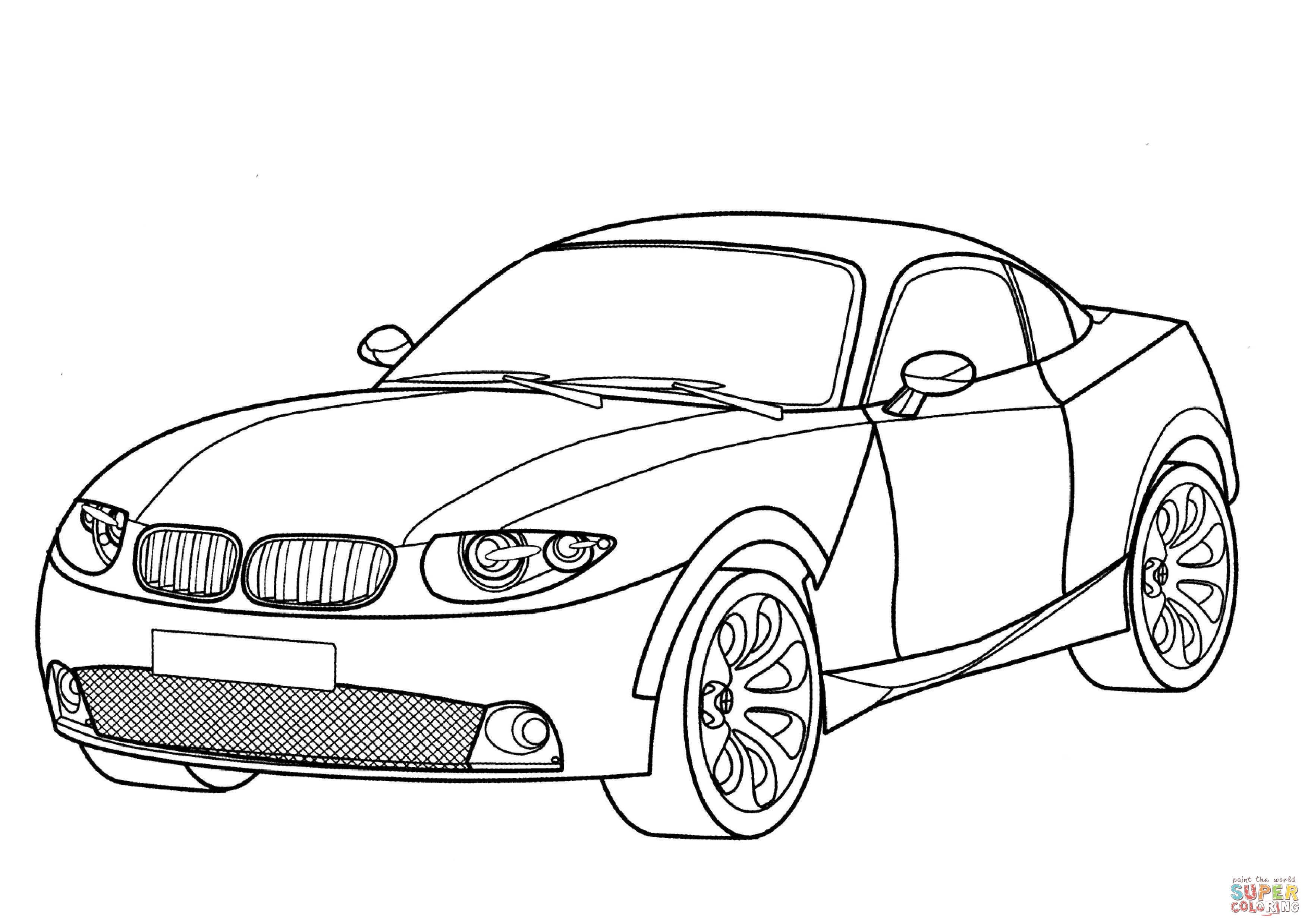 Çocuklar İçin Bmw Boyama Sayfaları 