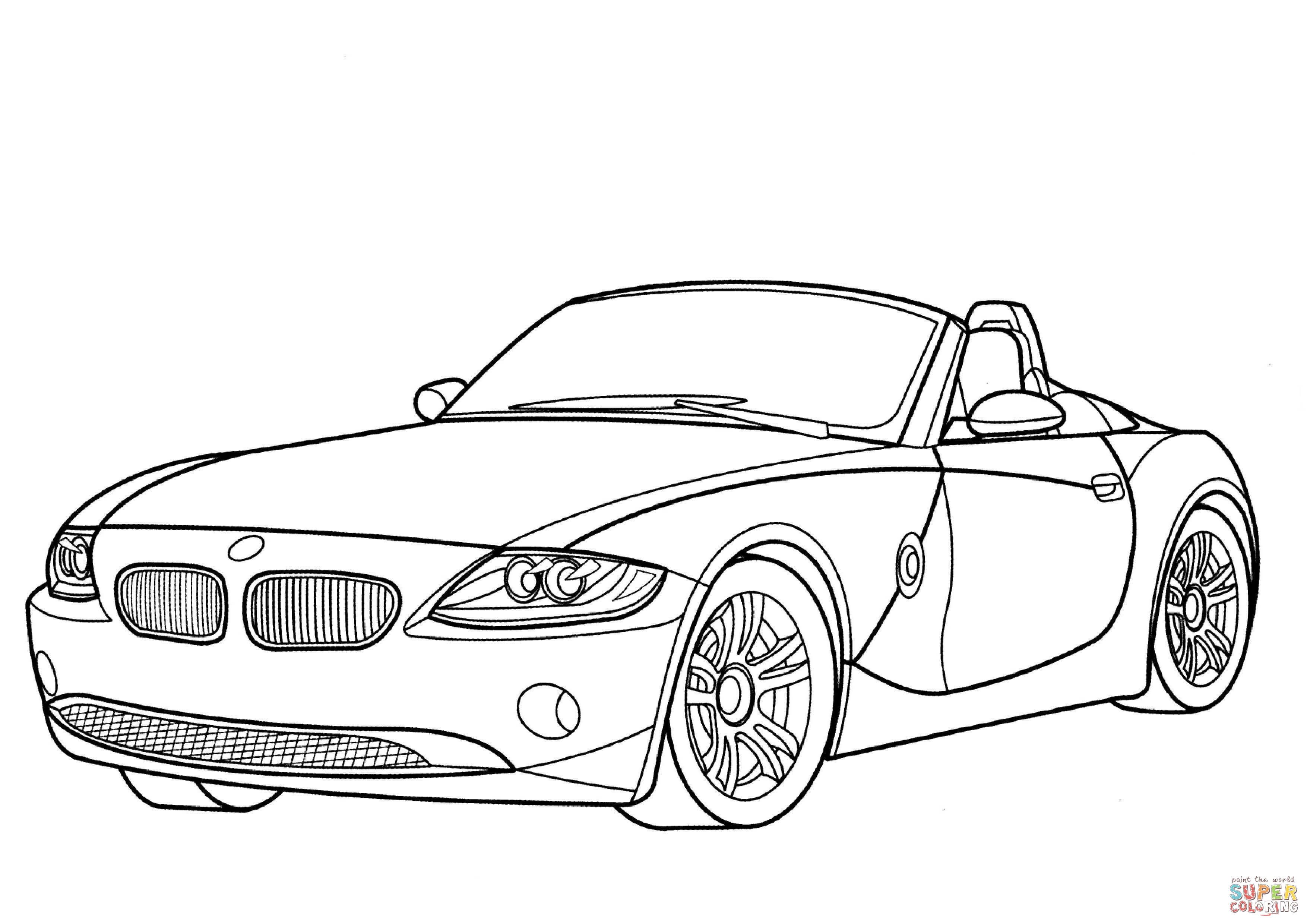 Çocuklar İçin Bmw Boyama Sayfaları 