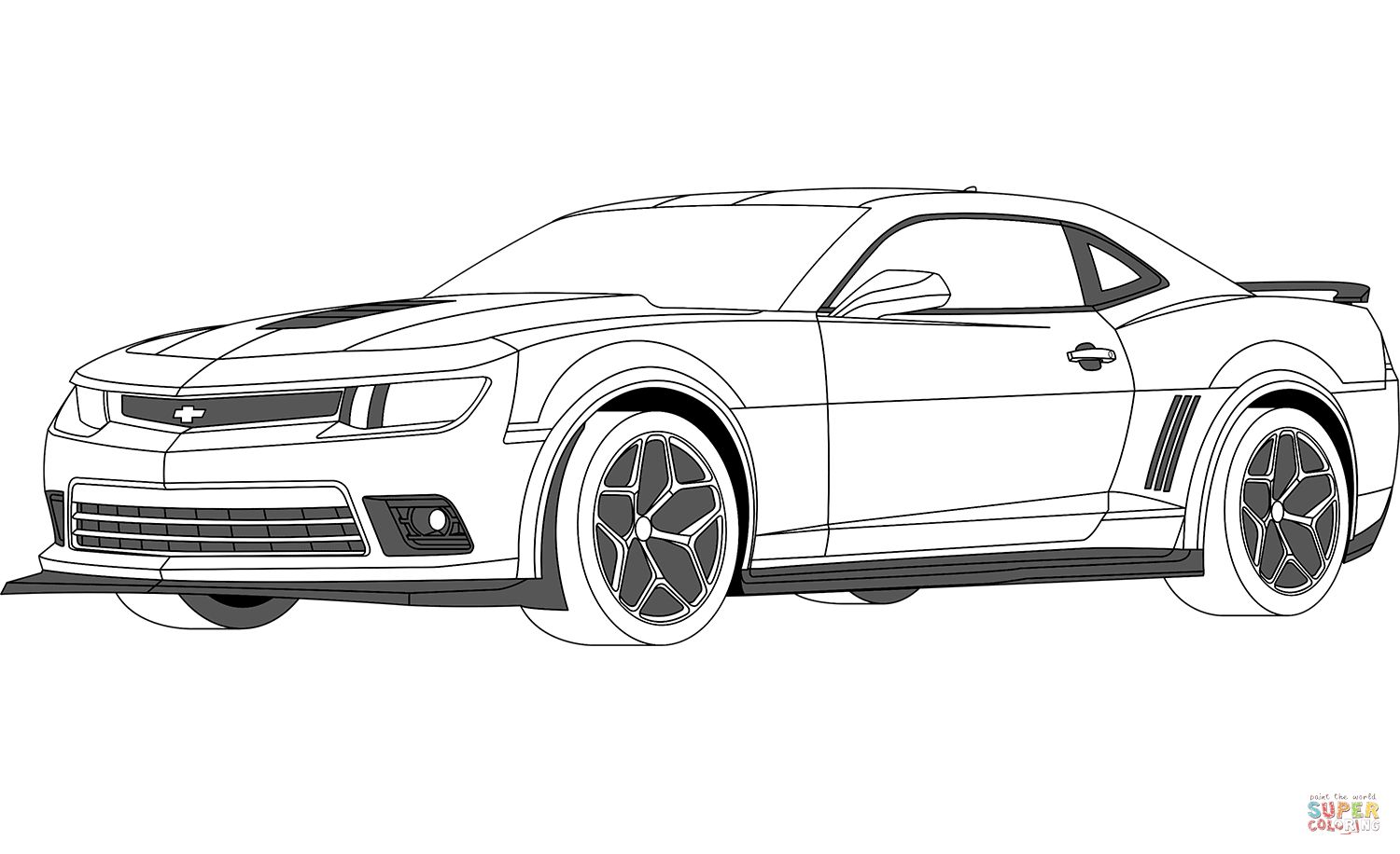 Çocuklar İçin Chevrolet Boyama Sayfaları 